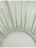 Yves Delorme Batiste Amande cotton fitted sheet - British product