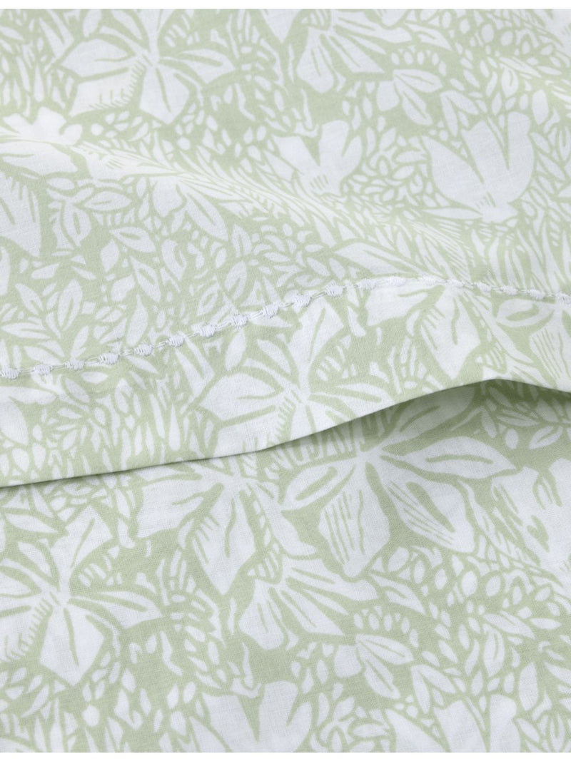 Yves Delorme flat sheet Amande double, imported from the UK