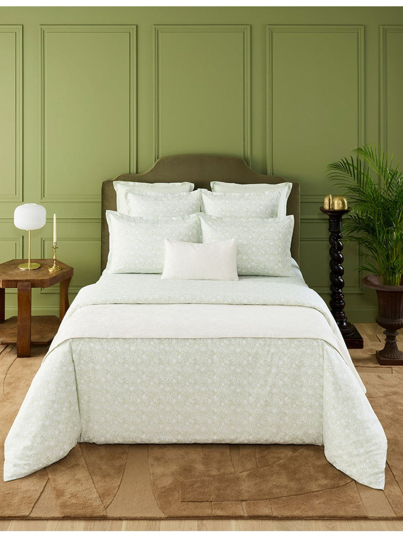 Yves Delorme flat sheet Amande double, imported from the UK