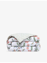 selfridges Yves Delorme Eze Multicoloured Cotton Duvet Cover- Buy online at McGrocer