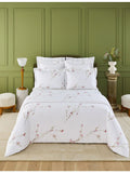 Yves Delorme multicoloured floral cotton flat sheet, imported from the UK