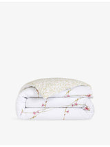 selfridges Yves Delorme Gaura Multicoloured Cotton Duvet Cover- Buy online at McGrocer