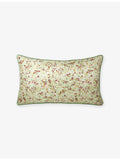 Yves Delorme floral print silk cushion cover 57x33cm (British brand)