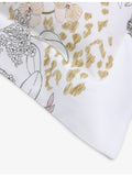 Yves Delorme Orchidee floral pillowcase 50x75cm, imported from the UK