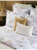 Yves Delorme Orchidee floral-print Oxford cotton-sateen pillowcase 65cm (British brand)