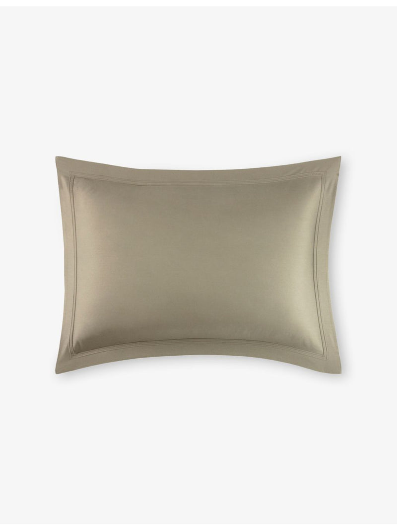 Yves Delorme Triomphe Oxford cotton-sateen pillowcase 50cm x 75cm - British product
