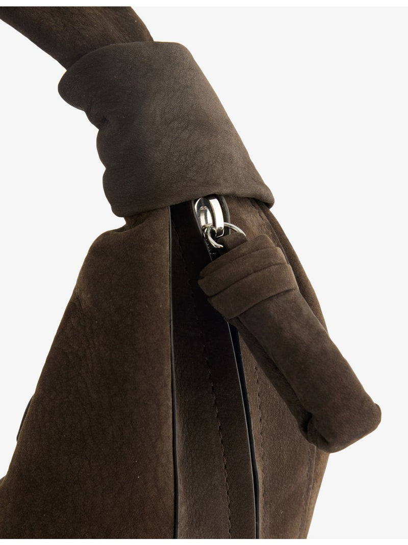 LEMAIRE Fortune Croissant suede shoulder bag, imported from the UK