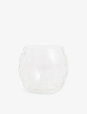 Home Studyo Bob Orchid Glass curved transparent (British brand)