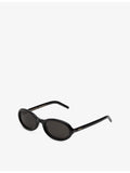RetroSuperFuture cherry black oval acetate sunglasses with gold hardware - British product
