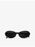 RetroSuperFuture cherry black oval acetate sunglasses with gold hardware - British product