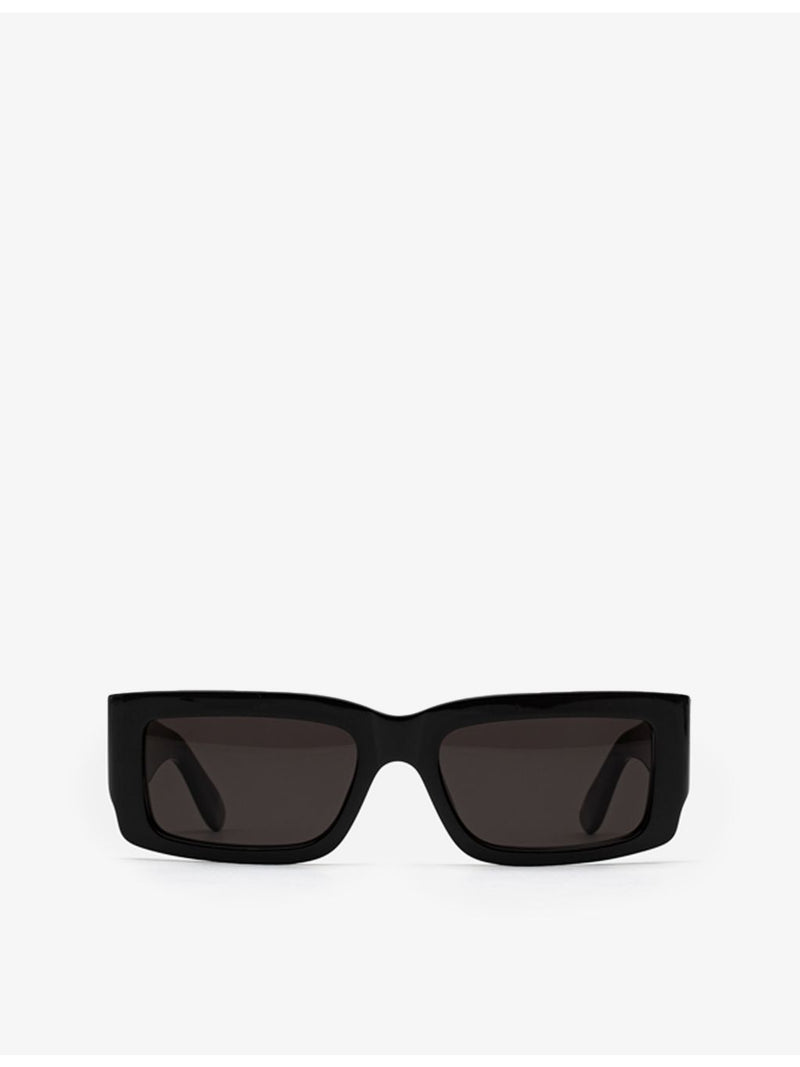 RetroSuperFuture Notte black rectangle acetate sunglasses - British product
