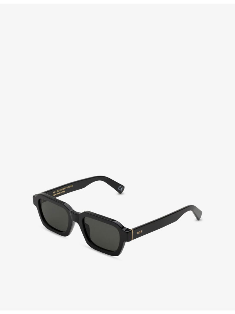 Retrosuperfuture Caro rectangular acetate sunglasses, imported from the UK