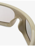 RETROSUPERFUTURE Cerchietto Cremoso shield-frame sunglasses, imported from the UK