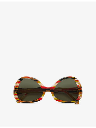 selfridges RETROSUPERFUTURE Anu Ohia Stripes Oversized-Frame Acetate Sunglasses 55mm- Buy online at McGrocer