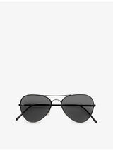 selfridges Retrosuperfuture 8000 Martini 8M3 Aviator-Frame Metal Sunglasses- Buy online at McGrocer