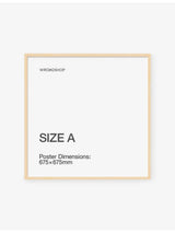 selfridges The Wrong Shop Oak Selffit Wooden Frame Size A- Buy online at McGrocer