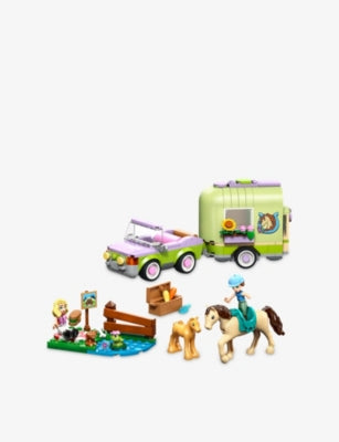 LEGO Friends horse and baby foal trailer playset 279 pieces (British brand)