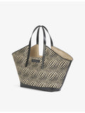Marni Waves Woven Tote Bag 65cm wide, imported from the UK