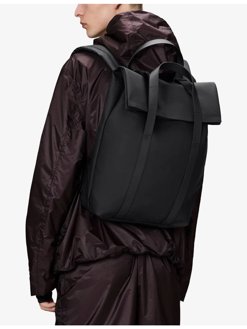Rains waterproof shell rolltop rucksack, imported from the UK