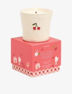 Paddywax ceramic scented candle smoked cherry 226g (British brand)