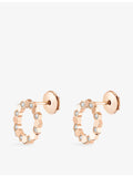 Chaumet 18ct rose-gold round diamond earring, UK version