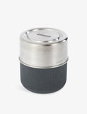black + blum Large Glass and Stainless-Steel Lunch Pot 450ml