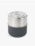 Black+Blum glass stainless-steel lunch pot 450ml - British product