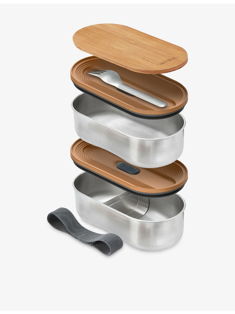 black + blum stainless steel bento boxes 18.5cm, UK version