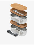 black + blum stainless steel bento boxes 18.5cm, UK version