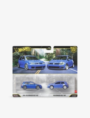 Hot Wheels Golf R32 and MK7 die-cast set, imported from the UK