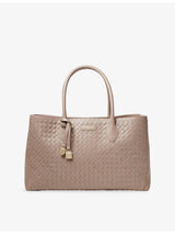 selfridges Aspinal of London Woven Leather Tote Bag- Buy online at McGrocer