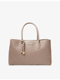 Aspinal of London woven leather tote bag (British brand)