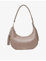 selfridges Aspinal of London Soho Small Crescent Leather Shoulder Bag- Buy online at McGrocer