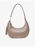 Aspinal of London Soho Crescent leather shoulder bag, imported from the UK