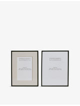 selfridges The White Company Matte Metal Photo Frame 12.5cm x 17.5cm- Buy online at McGrocer