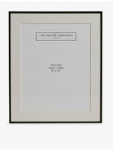 selfridges The White Company Matte Metal Photo Frame 22cm x 28cm- Buy online at McGrocer
