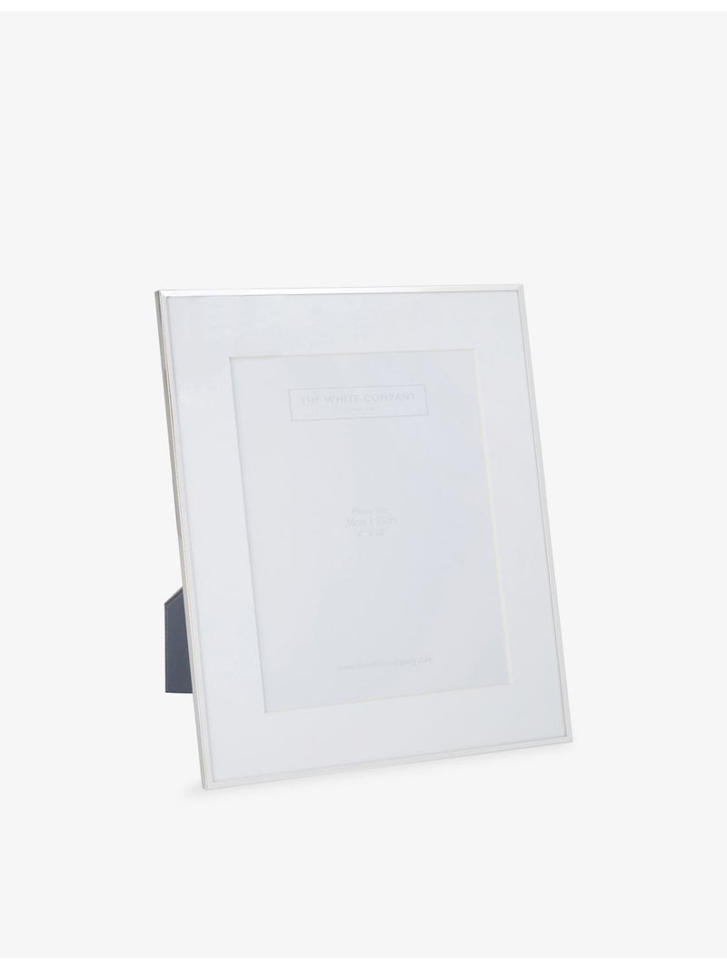 White Company silver-plated steel photo frame 8x10 - British product