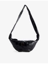 selfridges Lemaire Medium Croissant Coated-Cotton Shoulder Bag- Buy online at McGrocer
