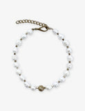 Unleash Cph Balance large brass freshwater pearl dog necklace - British product