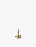 Unleash Cph brass and zircon dog collar charm, UK version