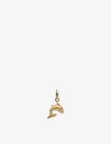 Unleash Cph Depth brass and zircon dog collar charm 4cm (British brand)