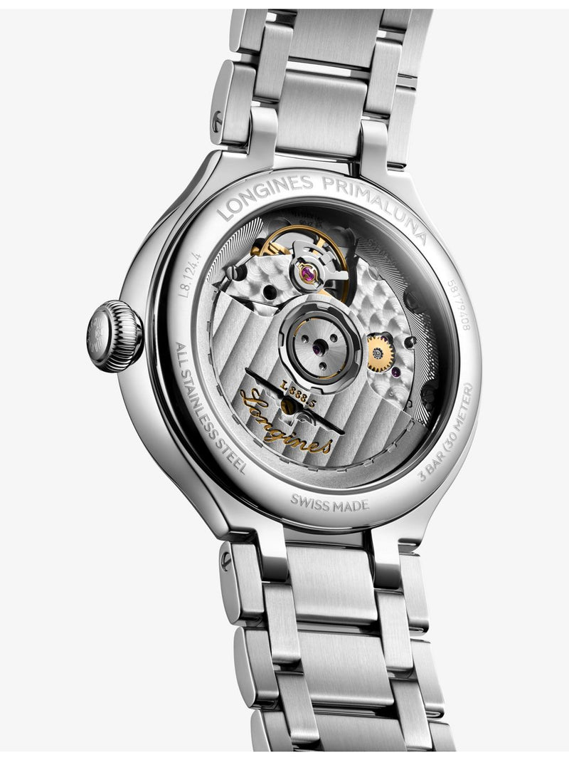 Longines PrimaLuna diamond automatic watch 34mm - British product