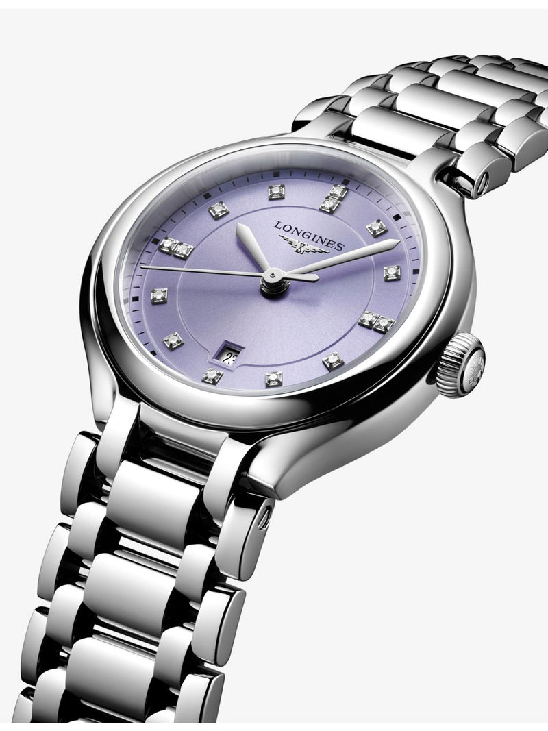 Longines PrimaLuna diamond quartz watch 30mm, UK version