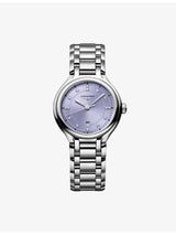 selfridges Longines PrimaLuna Stainless Steel and 0.057ct Diamond Quartz Watch 30mm- Buy online at McGrocer