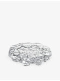 Iittala Wirkkala Decor ice glass platter 14.5cm, imported from the UK