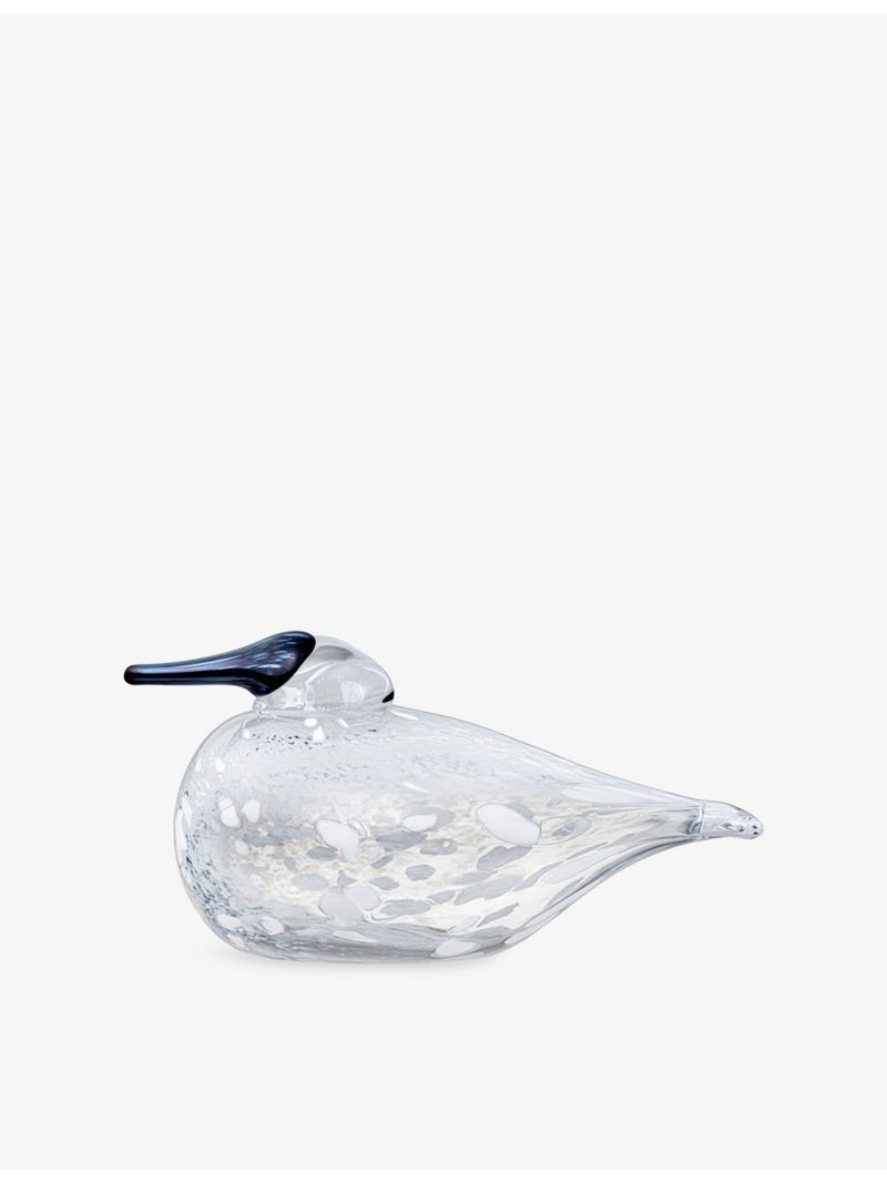 Iittala Snow Finch glass ornament, Birds by Toikka collection (British brand)