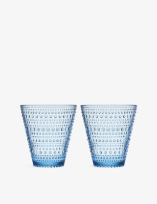 Iittala Kastehelmi glass tumblers set of two 300ml (British brand)