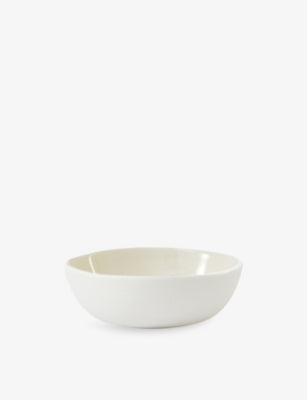 Maguelone Glazed Stoneware Bowl 16cm - Neige Ecru