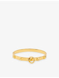Amadeus 18ct yellow gold vermeil bangle - British product