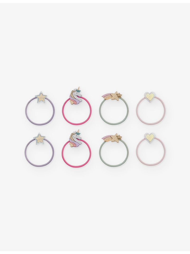 Mimi & Lula unicorn hair ties set of eight - British product